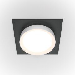 Встраиваемый светильник Maytoni DL086-GX53-SQ-BW Hoop под лампу 1xGX53 15W Встраиваемый светильник Maytoni DL086-GX53-SQ-BW Hoop под лампу 1xGX53 15W