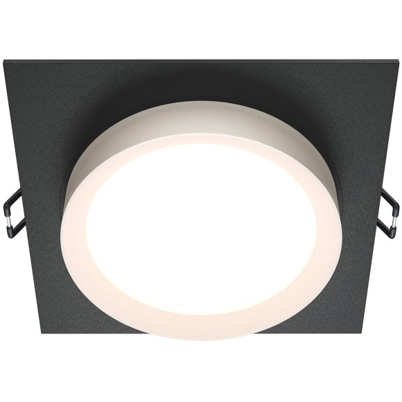 Встраиваемый светильник Maytoni DL086-GX53-SQ-BW Hoop под лампу 1xGX53 15W