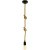 43256 Подвес RAMPSIDE, 1х28W(E27), Ø110, H1380, сталь, канатн. веревка, черный, коричневый