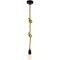 43256 Подвес RAMPSIDE, 1х28W(E27), Ø110, H1380, сталь, канатн. веревка, черный, коричневый