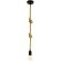 43256 Подвес RAMPSIDE, 1х28W(E27), Ø110, H1380, сталь, канатн. веревка, черный, коричневый