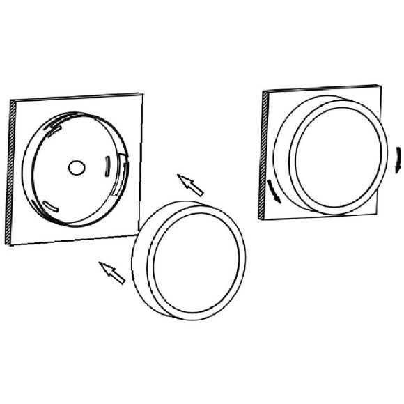 Светильник потолочный Crystal Lux CLT 523C170 WH