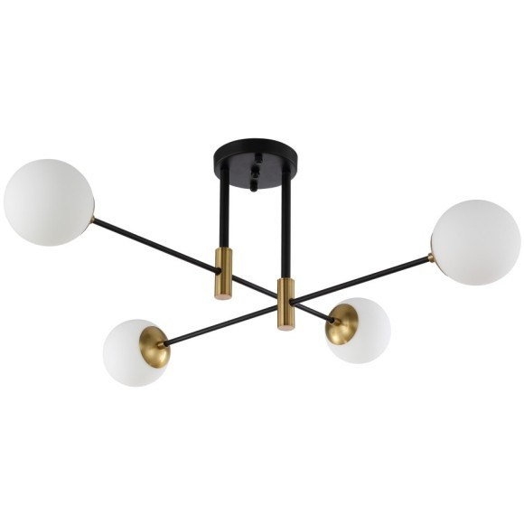 Светильник потолочный Crystal Lux FIDEL PL4 BLACK