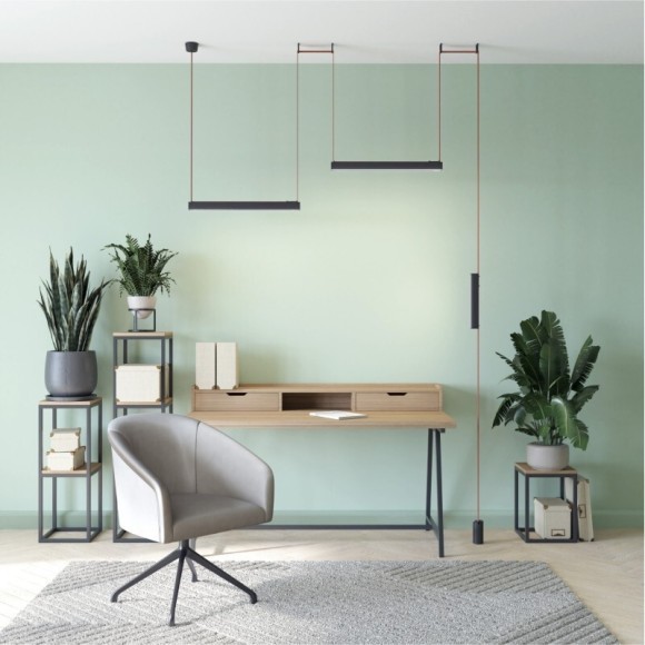 DK5577-BK Cветодиодный светильник на ременный шинопровод Denkirs Belty CRI90+ 3000К 1260Лм 120° 24Вт