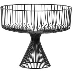 427072 Чаша декоративная UEDA, H250, Ø300, сталь, черный