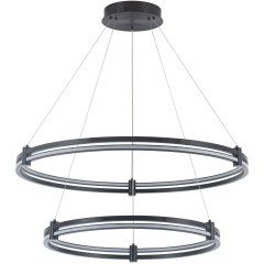4006/02/02P Stilfort Tooring (Туринг) Черная подвесная люстра LED