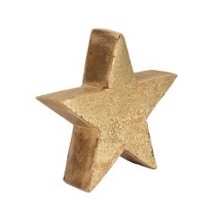 427515 Фигурка декоративная Звезда BALIGUIAN, L150, B35, H140, золотой 427515 Фигурка декоративная Звезда BALIGUIAN, L150, B35, H140, золотой