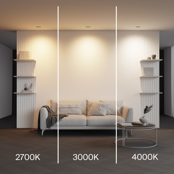 Встраиваемый светильник Technical DL100-6W2.7-3-4K-B