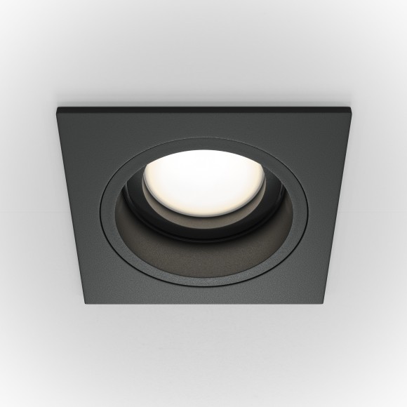 Встраиваемый светильник Maytoni DL026-2-01B Atom под лампу 1xGU10 50W Встраиваемый светильник Maytoni DL026-2-01B Atom под лампу 1xGU10 50W