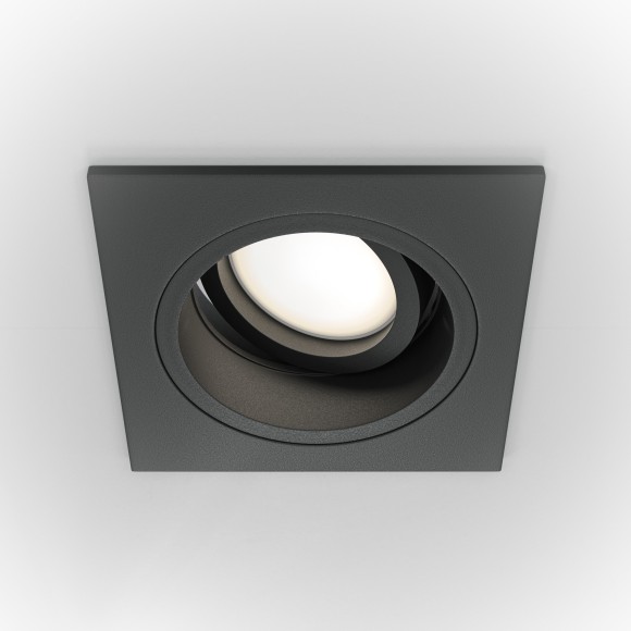 Встраиваемый светильник Maytoni DL026-2-01B Atom под лампу 1xGU10 50W Встраиваемый светильник Maytoni DL026-2-01B Atom под лампу 1xGU10 50W