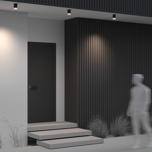 Потолочный светильник Outdoor O499CL-L10B3K