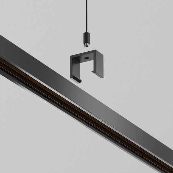 Maytoni Exility X TRA239SW-2B Комплект из 2 тросовых подвесов для накладных шинопроводов серии Exility X, высота 200см