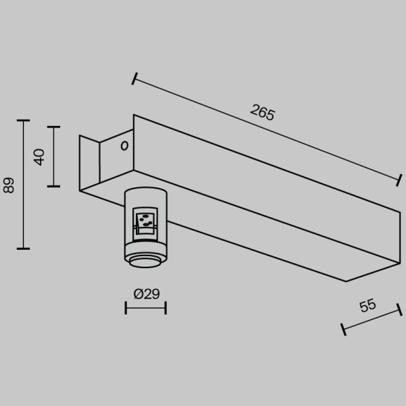 Основание настенное Wall для блока питания с вводом питания Maytoni Flrity TRA155CW-BB-PT Основание настенное Wall для блока питания с вводом питания Maytoni Flrity TRA155CW-BB-PT