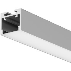 Алюминиевый профиль накладной-подвесной 25x22 (Серебро, 2 м), ALM-2522-S-2M 633012 Алюминиевый профиль накладной-подвесной 25x22 (Серебро, 2 м), ALM-2522-S-2M 633012