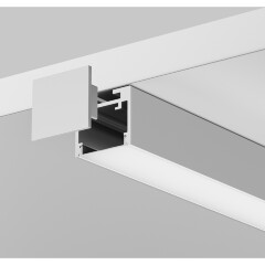 Алюминиевый профиль накладной-подвесной 25x22 (Серебро, 2 м), ALM-2522-S-2M 633012