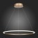ST604.243.34 Светильник подвесной ST-Luce Золотистый/Белый LED 1*34W 4000K Подвесные светильники