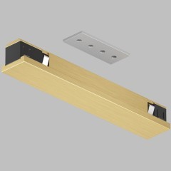 TR5722-SB Прямой коннектор питания латунь Denkirs Shine 48V