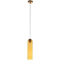 SL1145.393.01 Светильник подвесной ST-Luce Латунь/Янтарный E27 1*60W CALLANA