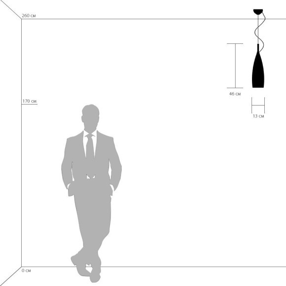 Подвесной светильник с 1 плафоном Lightstar 804010 VOLARE под лампу 1xE27 40W Подвесной светильник с 1 плафоном Lightstar 804010 VOLARE под лампу 1xE27 40W