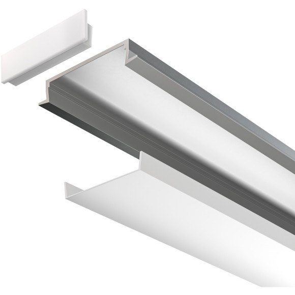 Алюминиевый профиль встраиваемый 30x6 ALM003S-2M