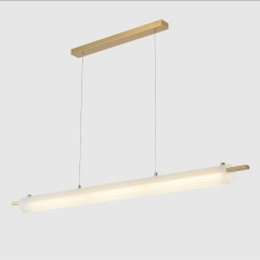 Светильник подвесной Crystal Lux TUNNEL SP40 LED BRASS 3780/240