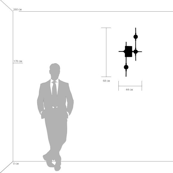 Бра Lightstar 745647 Bergamo светодиодная 4xLED 200W