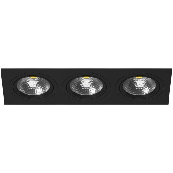 Встраиваемый светильник Lightstar i837070707 Intero 111 под лампы 3xGU10 150W