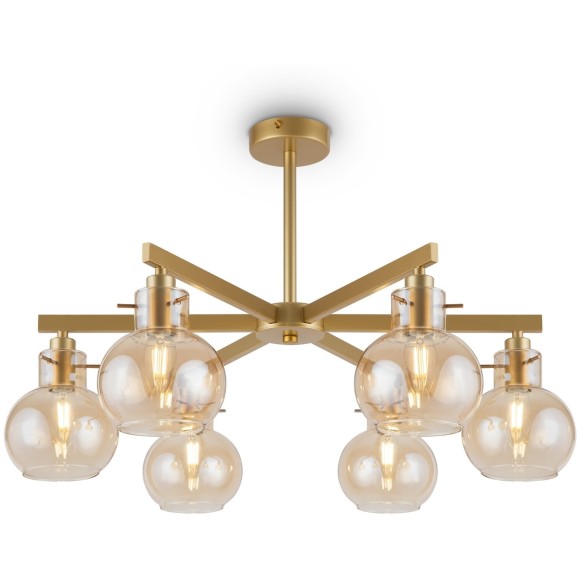 Люстра на штанге Freya FR5183PL-06G Circle под лампы 6xE14 60W Люстра на штанге Freya FR5183PL-06G Circle под лампы 6xE14 60W