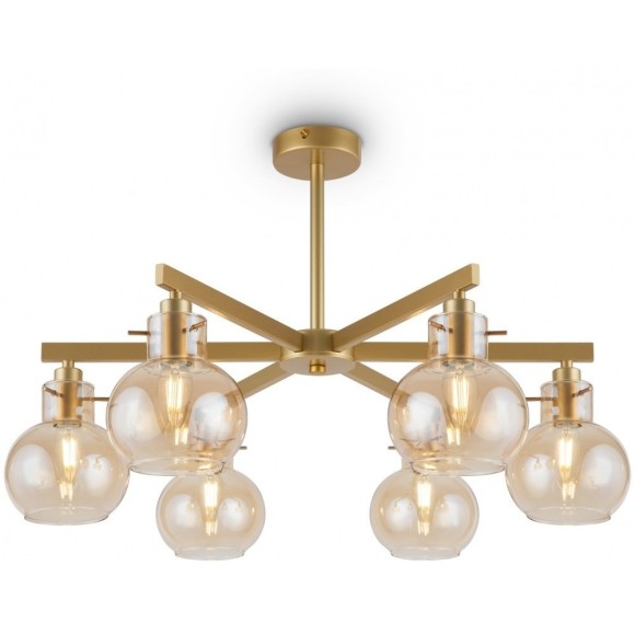 Люстра на штанге Freya FR5183PL-06G Circle под лампы 6xE14 60W Люстра на штанге Freya FR5183PL-06G Circle под лампы 6xE14 60W