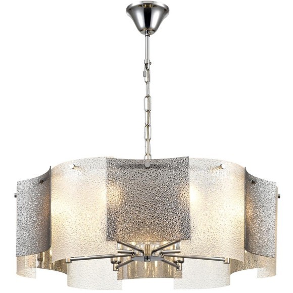 6594/8 MODERNI LN24 хром/тонированное стекло, металл/стекло Люстра подвесная E14 8*40W 220V DANDY