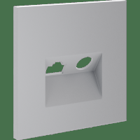 Накладка для розетки TV+RJ45 кат. 6, S70 (серый)