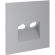 Накладка для розетки TV+RJ45 кат. 6, S70 (серый)