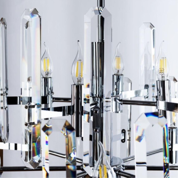 Люстра хрустальная Divinare 7136/02 LM-12 TENERIFE под лампы 12xE14 60W Люстра хрустальная Divinare 7136/02 LM-12 TENERIFE под лампы 12xE14 60W