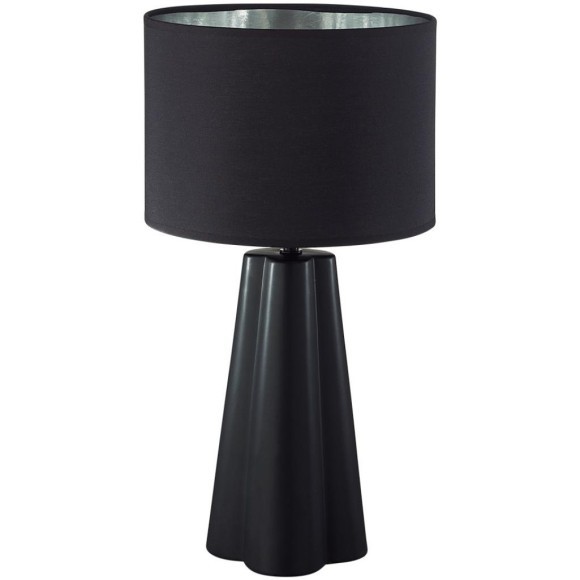 8124/1T COMFI LN25 черный, керамика/текстиль Настольная лампа E27 1*60W 220V HINAMI