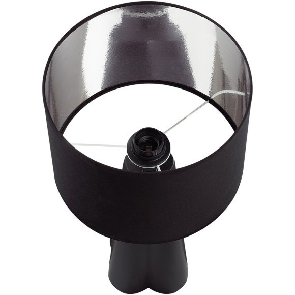 8124/1T COMFI LN25 черный, керамика/текстиль Настольная лампа E27 1*60W 220V HINAMI