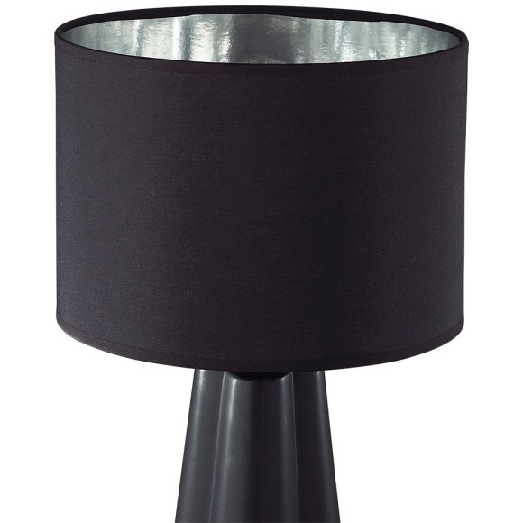 8124/1T COMFI LN25 черный, керамика/текстиль Настольная лампа E27 1*60W 220V HINAMI