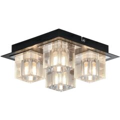 Люстра потолочная Lussole GRLSF-1307-04 NOTTE DI LUNA IP21 под лампы 4xG9 20W Люстра потолочная Lussole GRLSF-1307-04 NOTTE DI LUNA IP21 под лампы 4xG9 20W