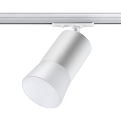 Однофазный двужильный трековый светильник Novotech 370903 ELINA под сменную лампу GU10 Однофазный двужильный трековый светильник Novotech 370903 ELINA под сменную лампу GU10