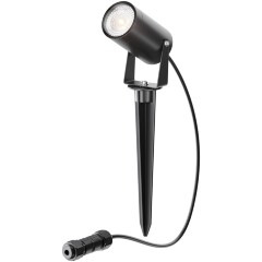 Уличный грунтовый светильник на колышке Maytoni Scope O025FL-01B лампа GU10 макс. 12Вт, IP65, матовый чёрный металл, садово-парковый классический фонарь для участка и сада Уличный грунтовый светильник на колышке Maytoni Scope O025FL-01B лампа GU10 макс. 12Вт, IP65, матовый чёрный металл, садово-парковый классический фонарь для участка и сада
