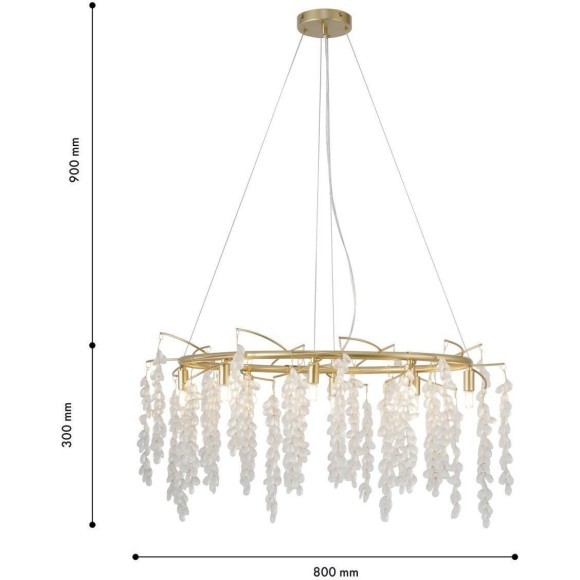 Подвесная люстра Desmi 4108-8C