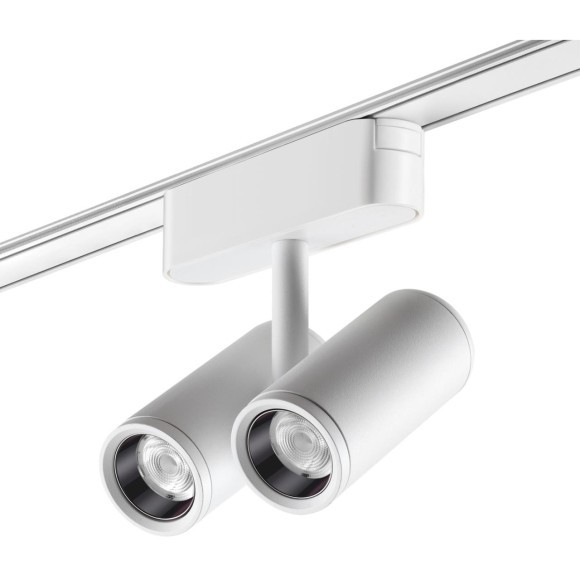 359109 Трековый магнитный светодиодный светильник Novotech SMAL 48V CRI90+ 4000К 1360Лм 24° 2*8W