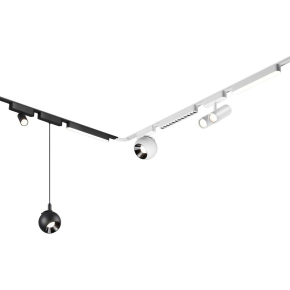 359109 Трековый магнитный светодиодный светильник Novotech SMAL 48V CRI90+ 4000К 1360Лм 24° 2*8W