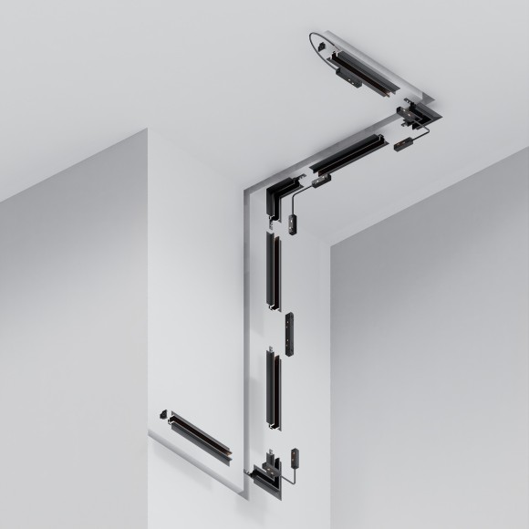 Шинопровод магнитный 2м низкопрофильный встраиваемый в ГКЛ 12.5мм TRXM034-422B Шинопровод магнитный 2м низкопрофильный встраиваемый в ГКЛ 12.5мм TRXM034-422B