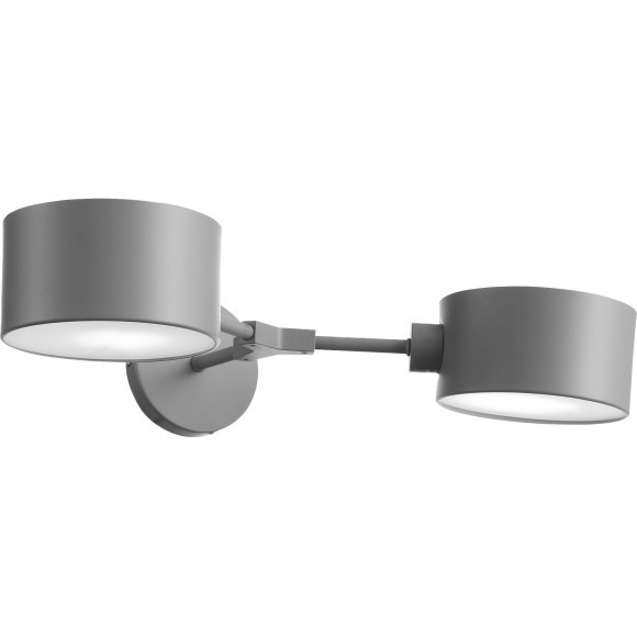 SLE183701-02 Светильник настенный Серый/Серый E14 2*60W GIMENTO