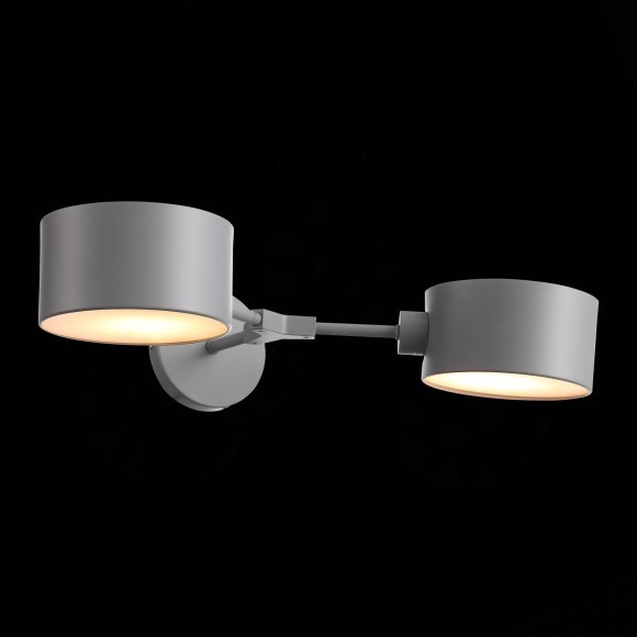 SLE183701-02 Светильник настенный Серый/Серый E14 2*60W GIMENTO