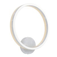 39897 CADINARO Бра настенное светодиодное 12Вт 1700Лм 3000K дерево коричневый пластик белый