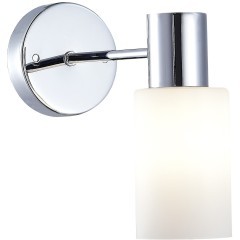 SLE1139-101-01 Светильник настенный Хром/Белый E14 1*60W GESSI