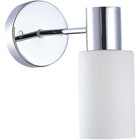 SLE1139-101-01 Светильник настенный Хром/Белый E14 1*60W GESSI