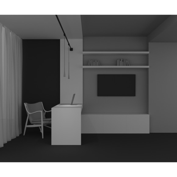 TR167-1-7W3K-M-BS Светодиодный светильник на резиновый шинопровод Maytoni Elasity CRI90+ 3000К 220Лм 38° 7Вт