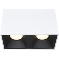 ST168.542.02 Светильник потолочный Белый GU10 2*50W IP20 L82,5xW165xH104 220V Без ламп Накладные светильники